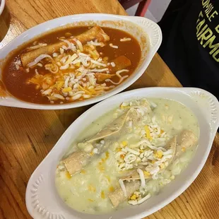 Green Chili Enchiladas