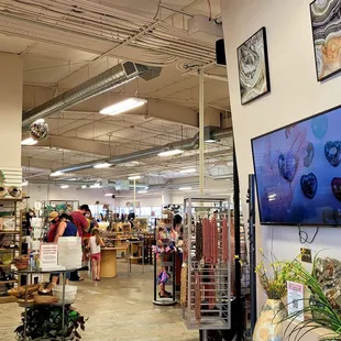 Entering the store