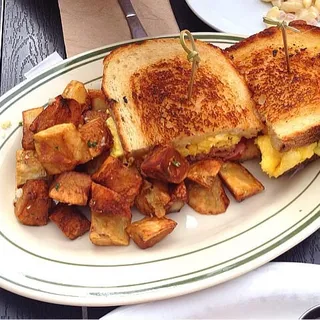 Grilled Sourdough Breakfast Melt