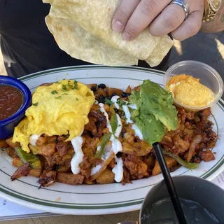 Helia's al Pastor Breakfast Plate