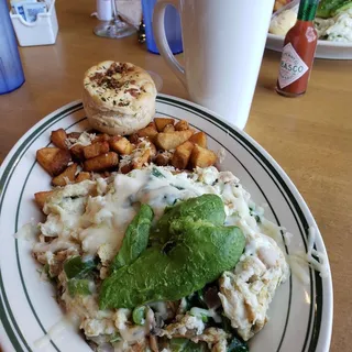 Jackie's Florentine Egg White Scramble