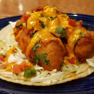 Tempura-Battered Fish Taco Plate