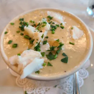 Cream of crab soup