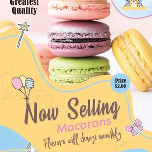 Mama&apos;s pho is now selling macarons! Definitely a must try!