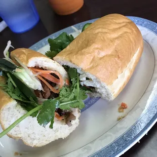 Pork Bahn Mi Sandwich