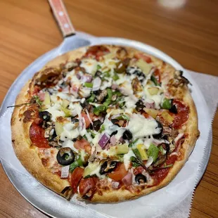 10" Meat Veggie Fruit Pizza