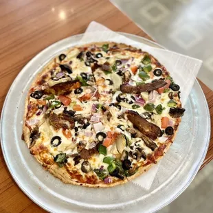 Gluten free vegetarian pie