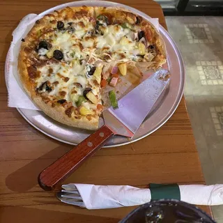 Meat Veggie Fruit Pizza