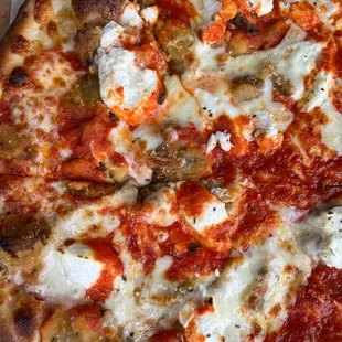 Eggplant Parmigiana Pizza