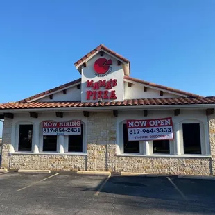 the front of the restaurant