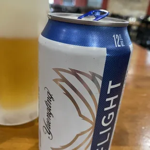 Ice cold Yeungling while waiting on a couple "to-go" pies.