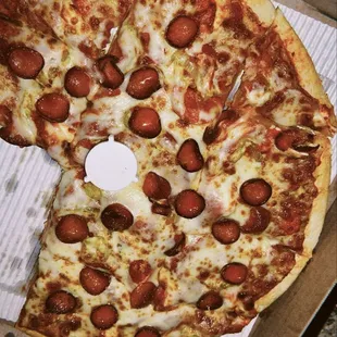 Pepperoni pizza