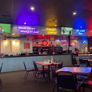 Bar and order area.