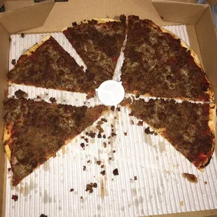 a pizza in a box