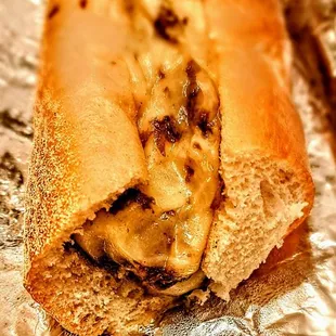 Large cheesesteak. $17.39