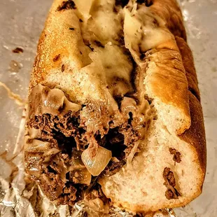 Large cheesesteak. $17.39