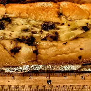 Large cheesesteak. $17.39