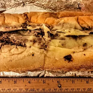 Large cheesesteak. $17.39