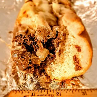 Large cheesesteak. $17.39