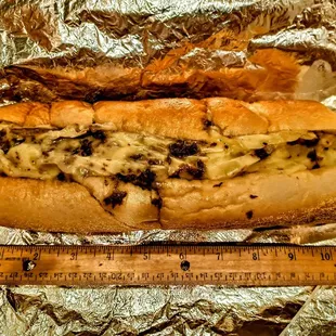 Large cheesesteak. $17.39