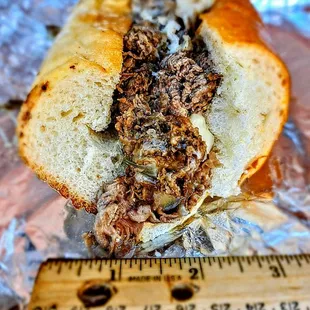 Large cheesesteak. $17.39