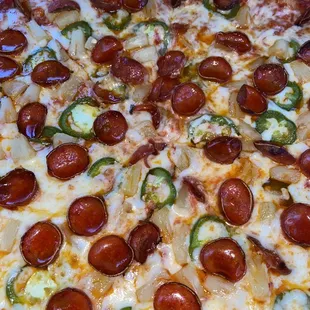 a pepperoni pizza in a box