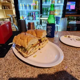 Grilled Chicken Poboy