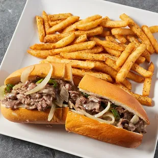 Philly cheesesteak sandwich