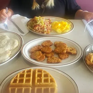 Our amazing breakfast.