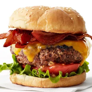 Bacon cheese burger!