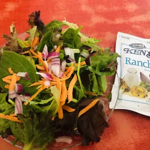 Really? Ken's dressing on the side?