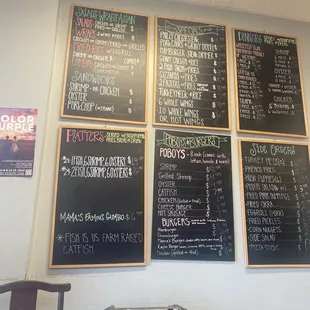 Menu board