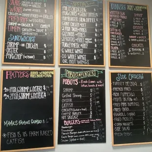 Menu board