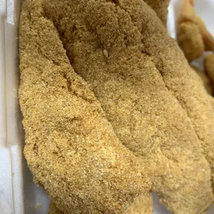 Fried fish fillet