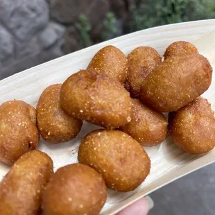 Mini corn dog bites