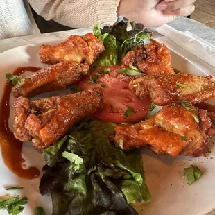 My wife loved her chicken wings