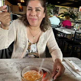 As for the sweet cornbread, oh my God, it's next level