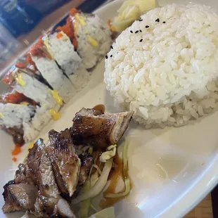 Lunch special With spider roll