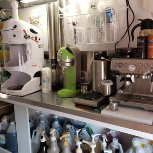 @Mama's Sweet Ice grab a cool treat, or a hot drink. Fresh pressed coffee, Cappucinos, Cafe Mochas, Shave Ice, custom Sodas and more!