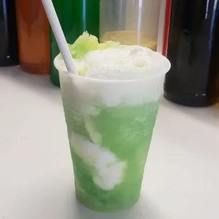 Lime Soda Float
