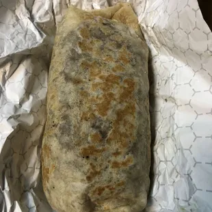 Carne asada burrito - good size