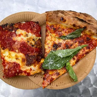 Upside Down (left) and House Pie (right) Slices