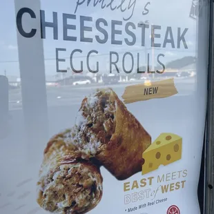 New : Philly cheese steak egg rolls