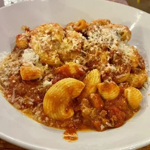 Ragu with ground beef