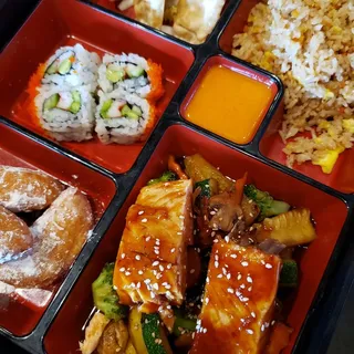 Salmon Teriyaki Bento Box