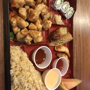 Dinner box awesome just couldn&apos;t all of it!