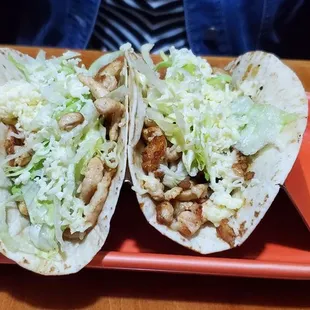 Chicken tacos