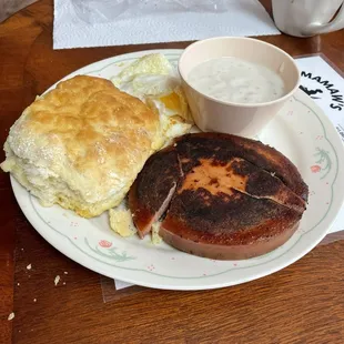 Mamaw&apos;s Plate with fried bologna
