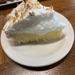 Coconut meringue