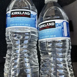 Each bento comes with a complimentary water